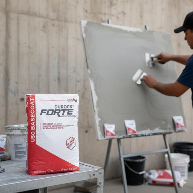 Adhesivo basecoat Durock Forte