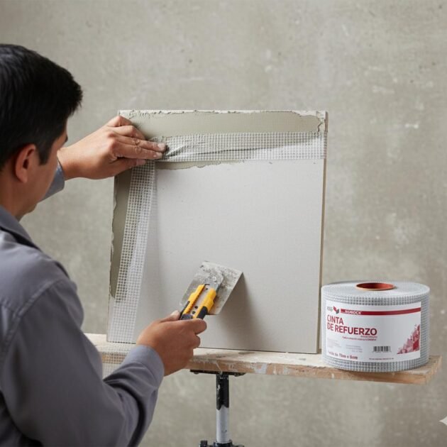 Durock cinta de refuerzo para tabicemento