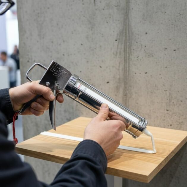 Calafateadora Profesional Cromada Anti-Goteo