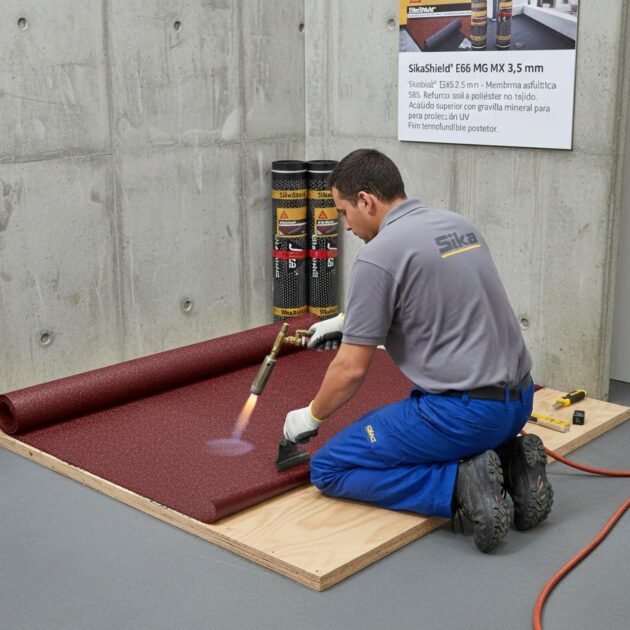 SikaShield® E66 MG MX 3.5mm rojo