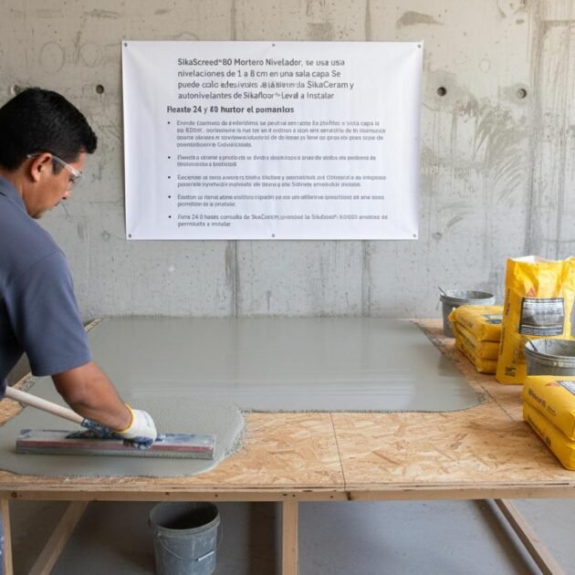 SikaScreed-80 Mortero Nivelador Saco (20 Kg)